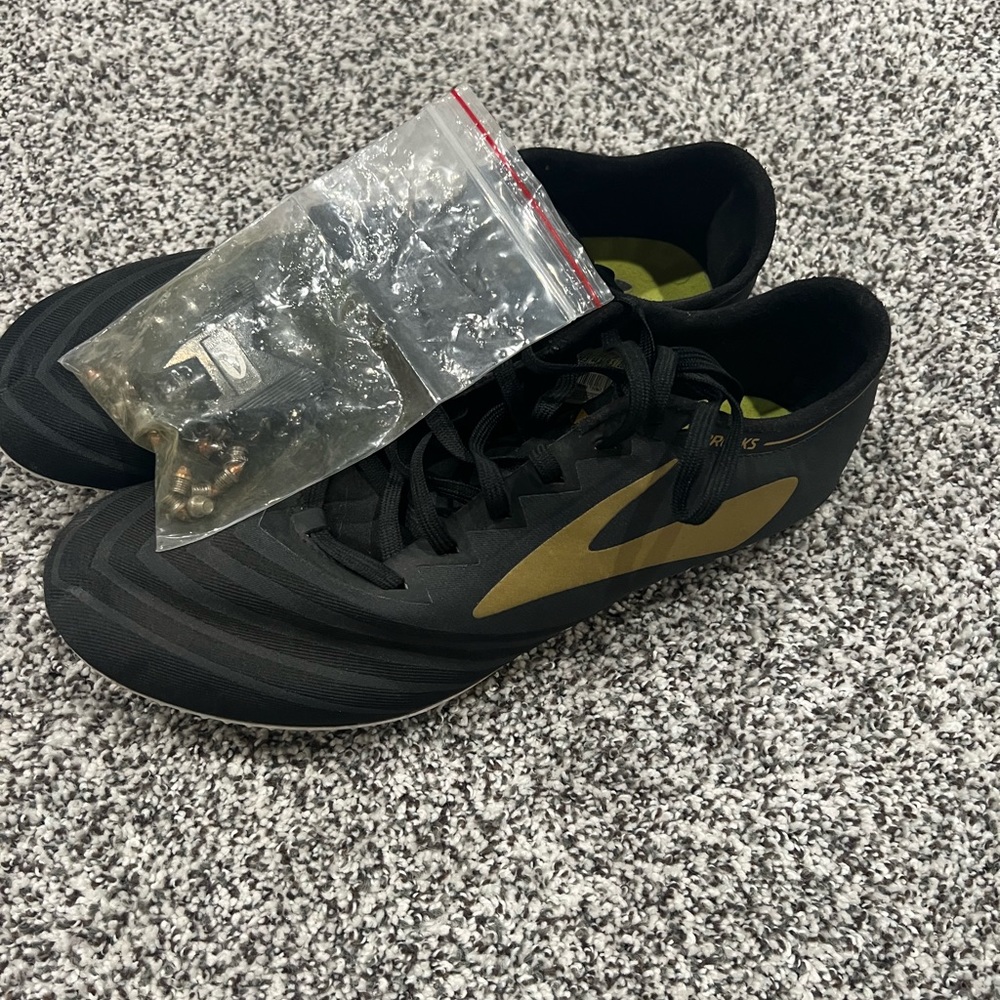 Brooks track spikes. Price can be negotiable